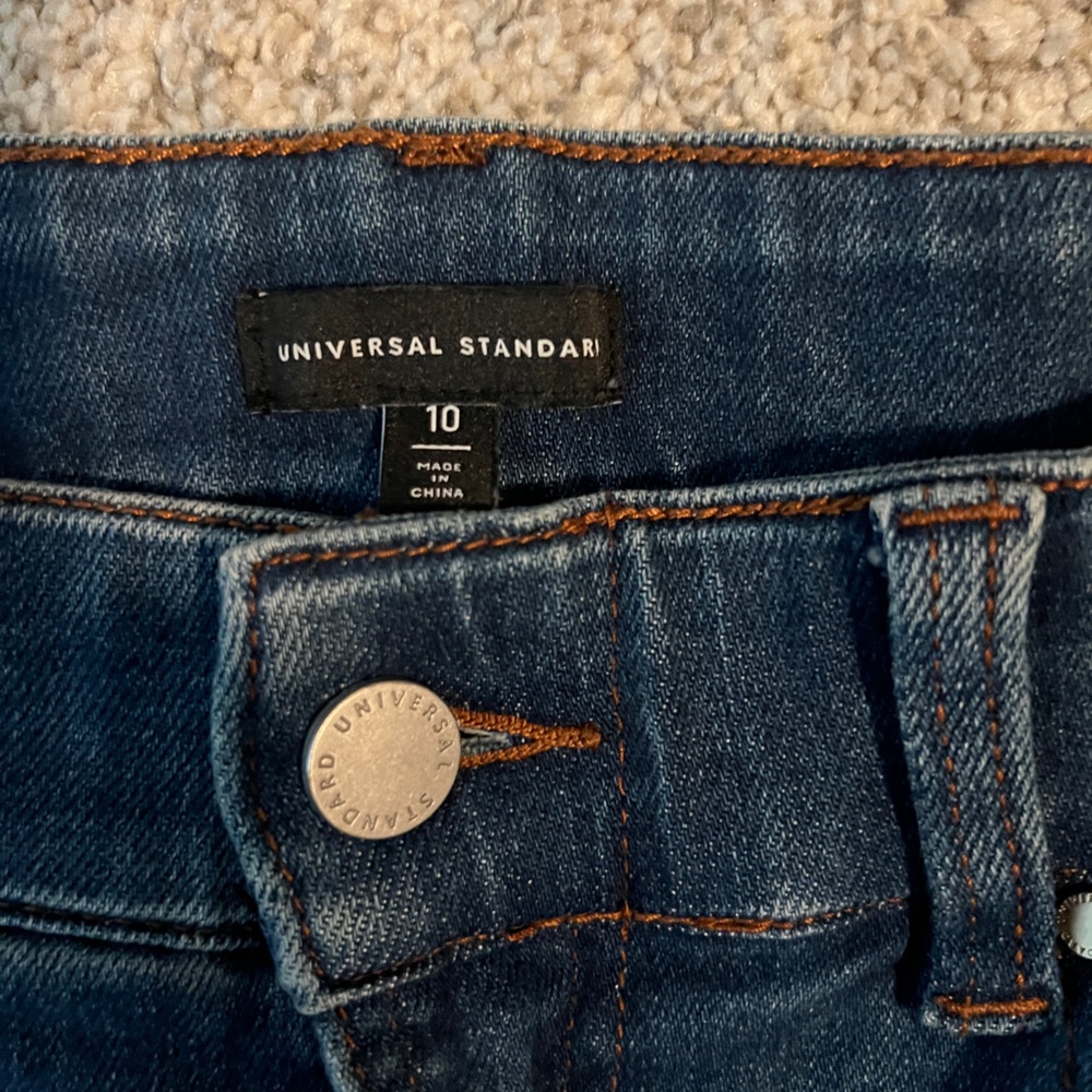 Universal Standard Dark Blue Denim Jeans